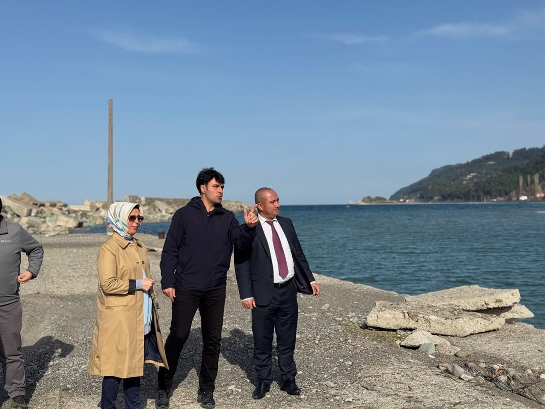 Kastamonu'da Balıkçı Barınağı Şantiyesini Yerince Incelediler 24