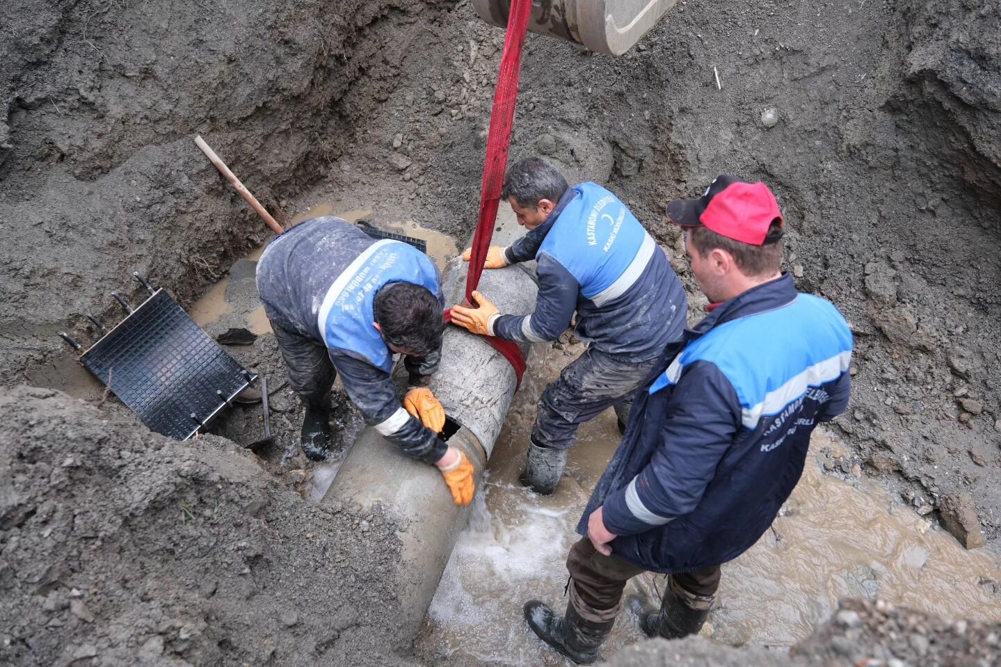 Kastamonu'da İçme Suyu Hattındaki Arıza Giderildi