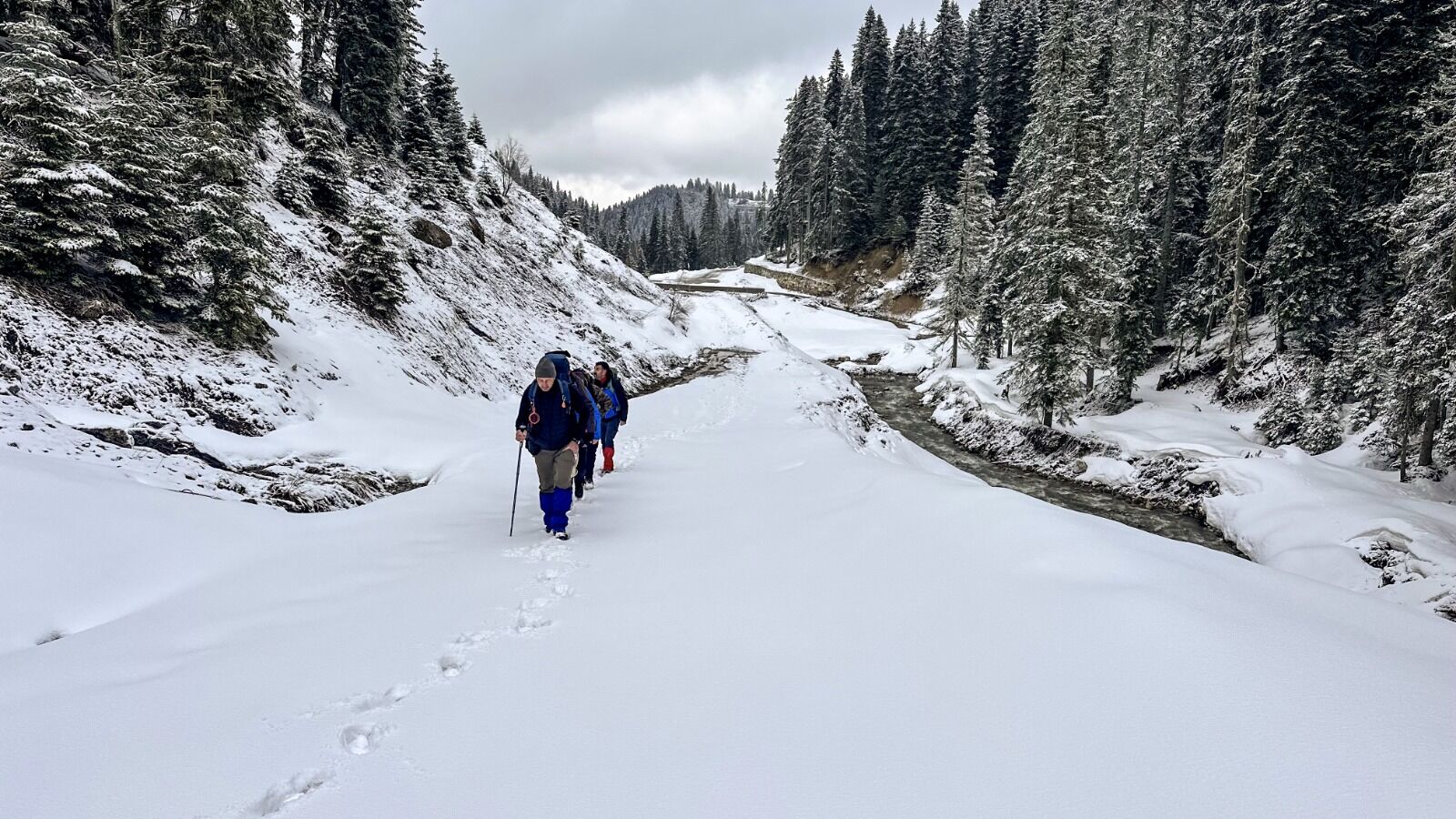 Kastamonu'da Kar Yağışının Beyaza Bürüdüğü Dağ Ilgi Görüyor 28