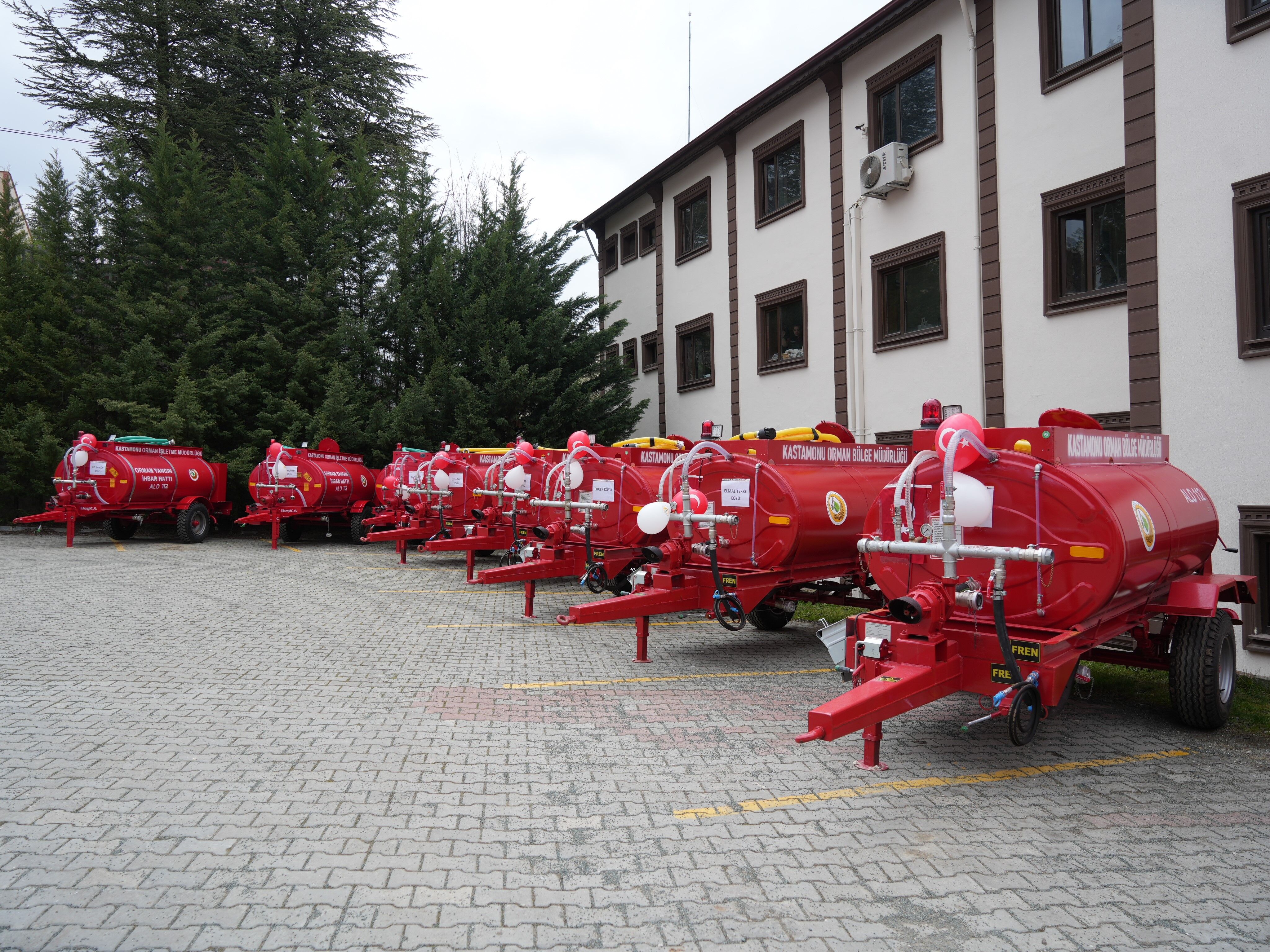 Kastamonu’da Köylere Yangın Için 20 Tanker Dağıtıldı0