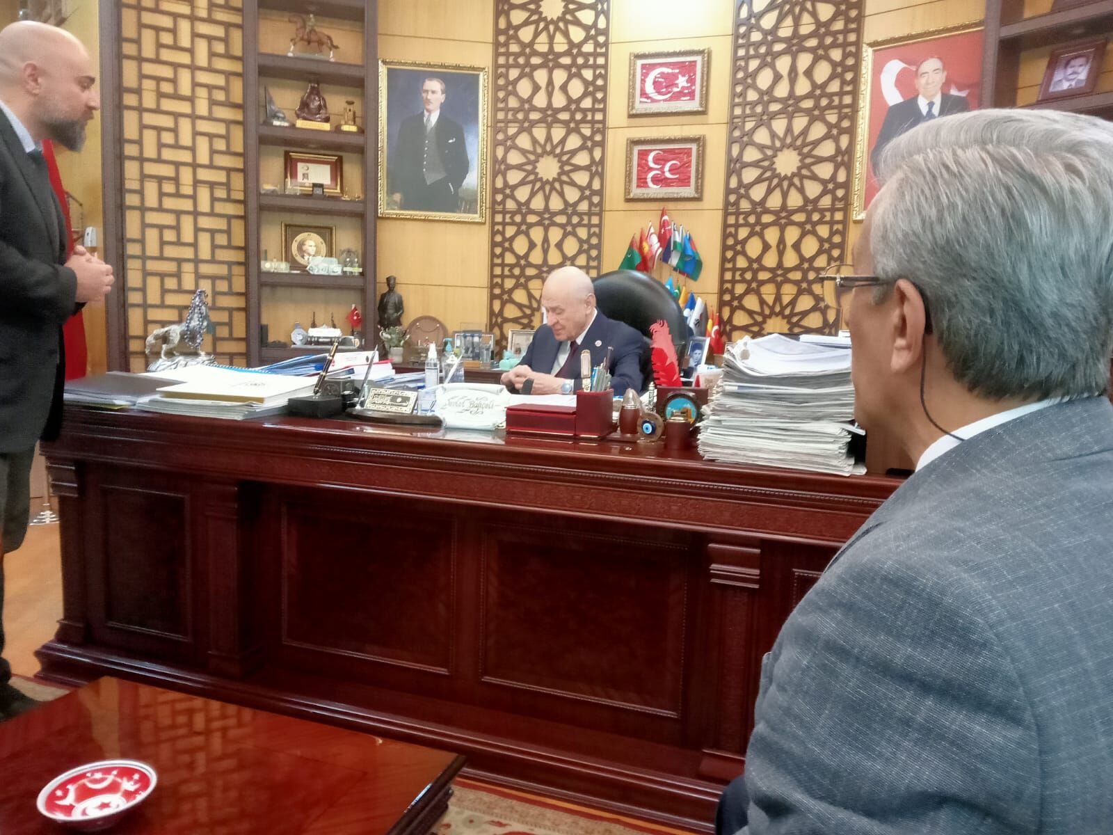 Kastamonulu Iş Insanlarından Mhp Genel Başkanı Bahçeli'ye Ziyaret 12