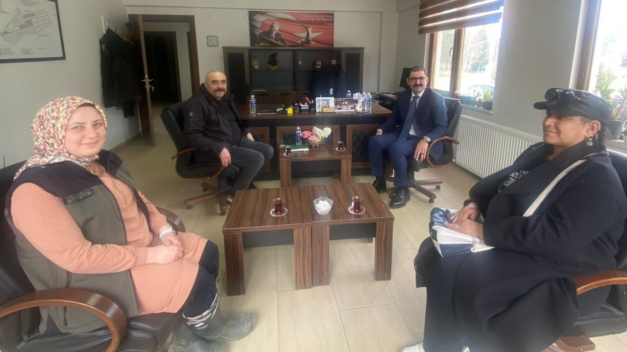 Kaymakam Demirdağ, Taşköprü Orman Fidanlık Şefliği’nde Incelemede Bulundu (1)