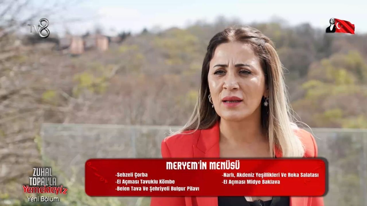 Meryem Bakır Yemekteyiz Menüsünde Neler Var (2)