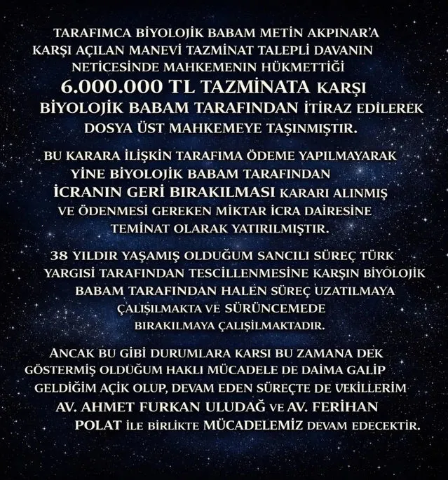 Metin Akpınar Ile Kızı Arasındaki 6 Milyon Tl Krizi Büyüyor1