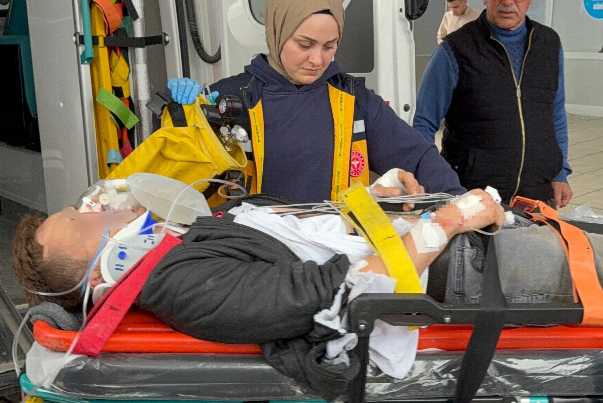 Patpat Kazası 1 Kişi Yaralandı