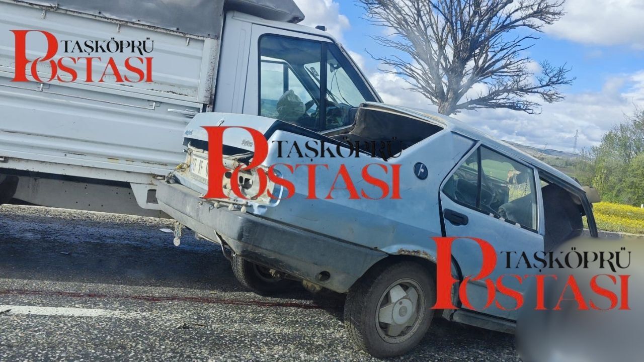 Son Dakika Taşköprü Yolundaki Feci Kaza Can Aldı