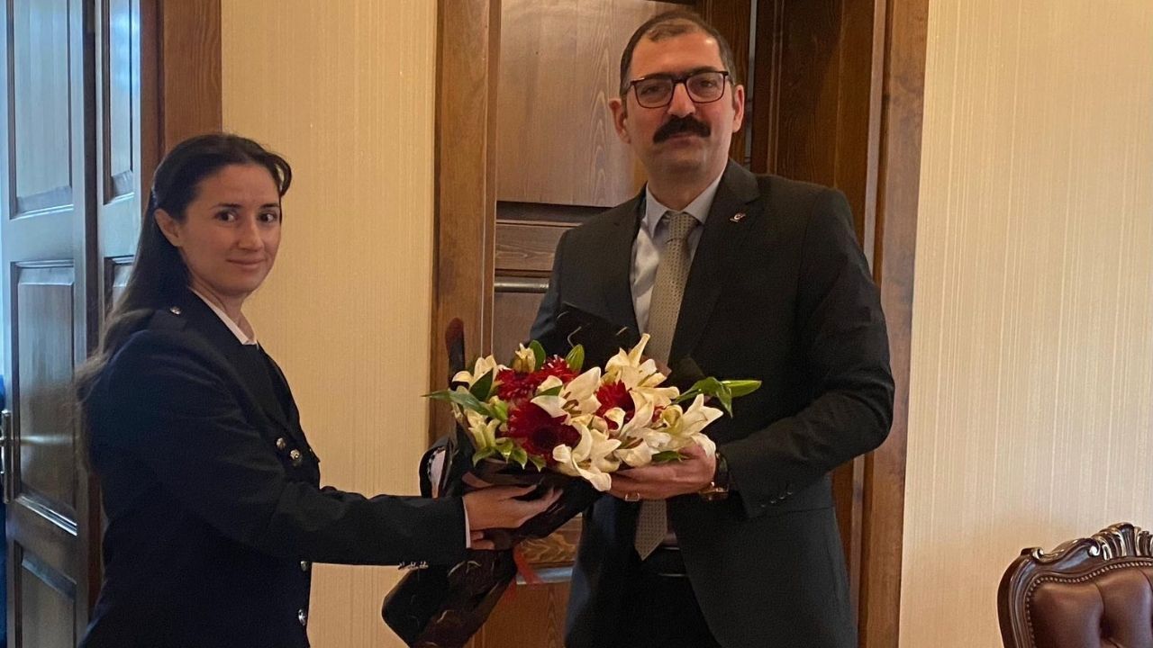 Taşköprü Emniyetinden Polis Haftası Kapsamında Kaymakam Demirdağ'a Ziyaret (3)