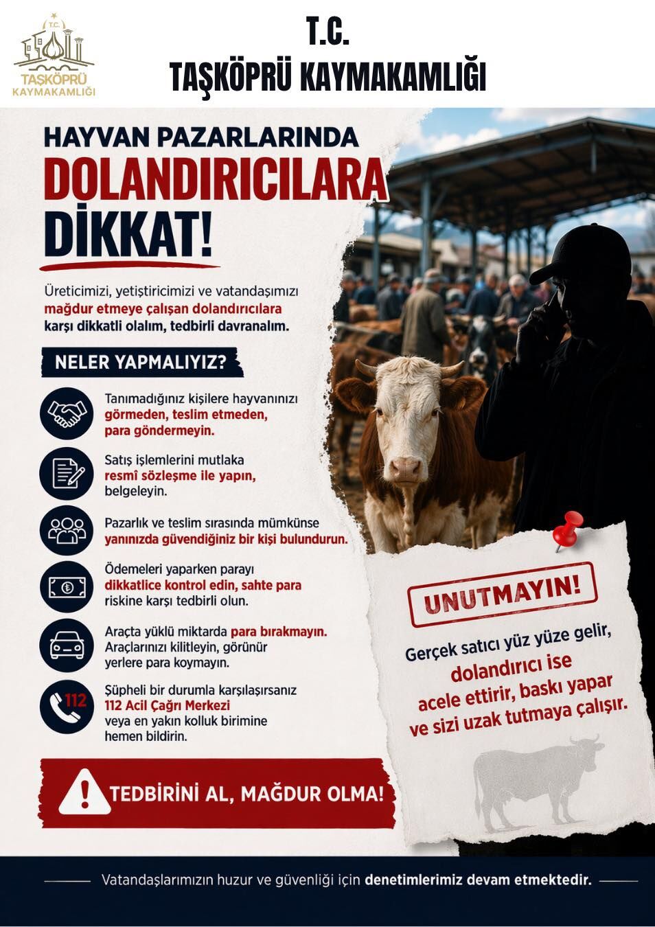 Taşköprü Kaymakamlığı Uyarı (1)