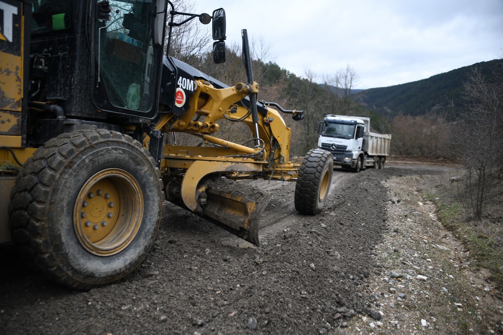 Taşköprü'nün Köyünde Yollar Iyileştiriliyor 24