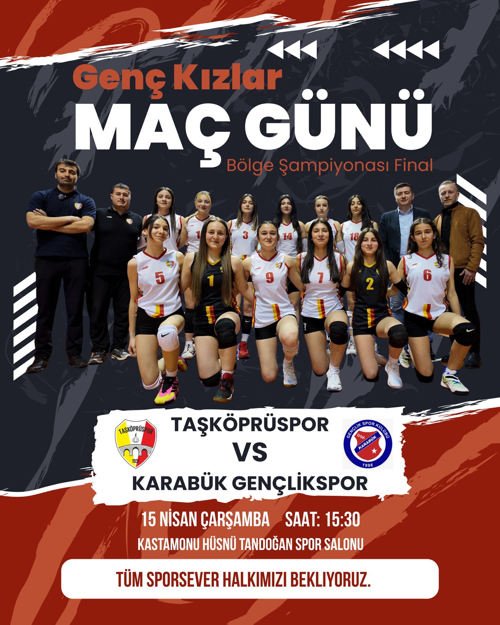 Taşköprü'nün Sultanları Finalde Bölge Şampiyonluğu Için Sahaya Çıkıyorlar 12