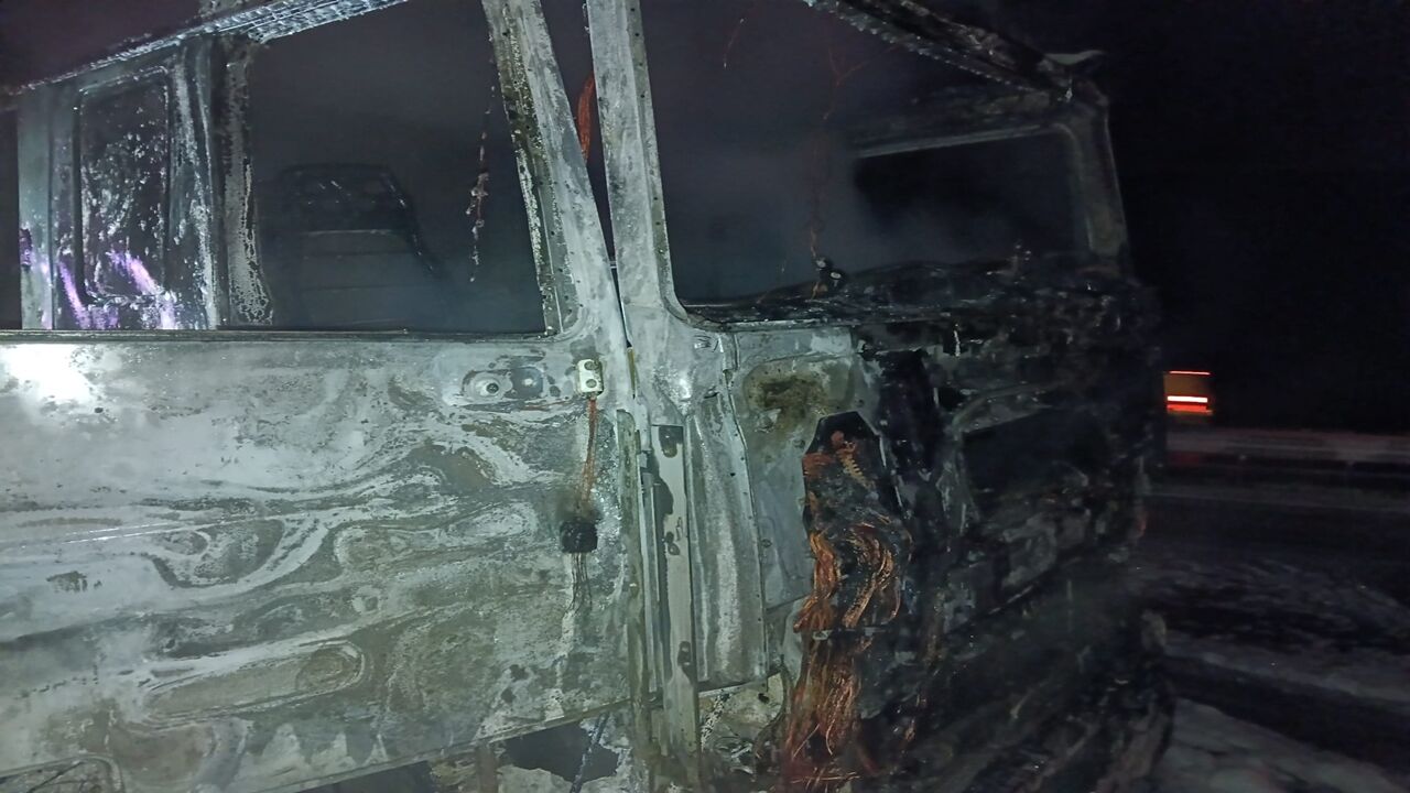 Tır Alev Alev Yandı (3)