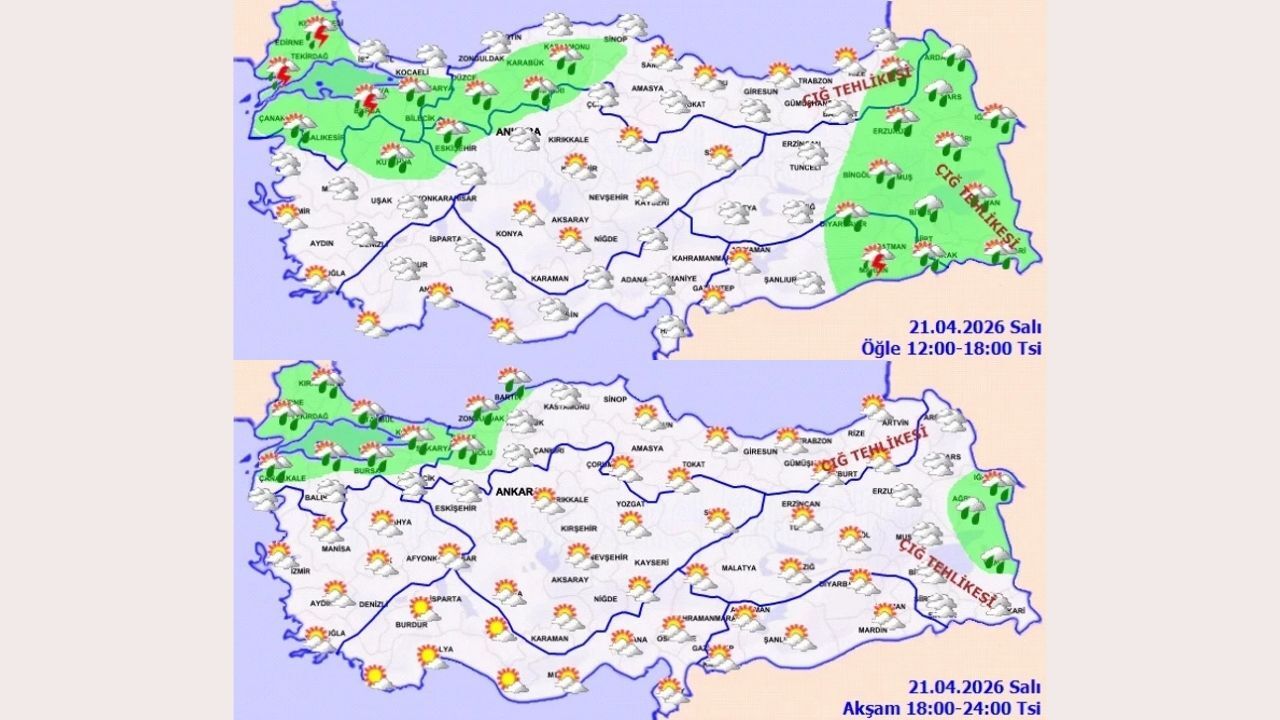 Yurt Genelinde Sağanak Alarmı Marmara Ve Karadeniz’de Kuvvetli Yağış Bekleniyor (1)