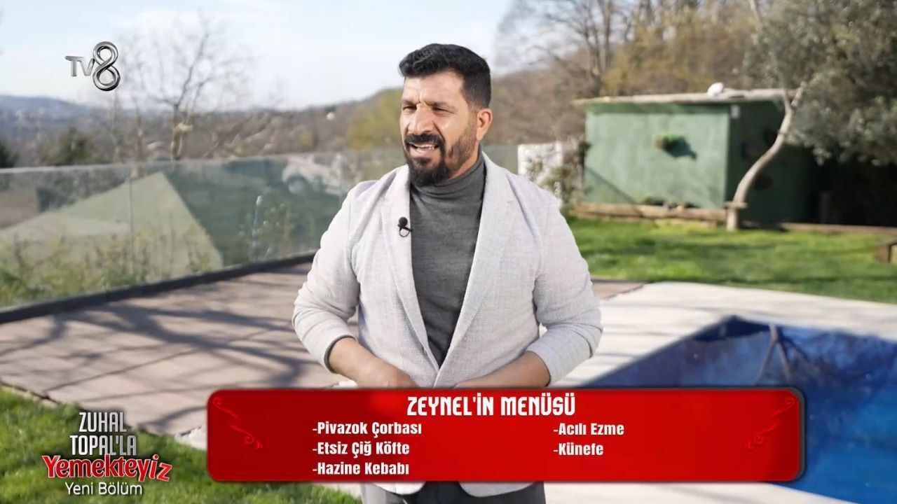 Zeynel Çubuk’un Yemekteyiz Menüsünde Neler Var (2)