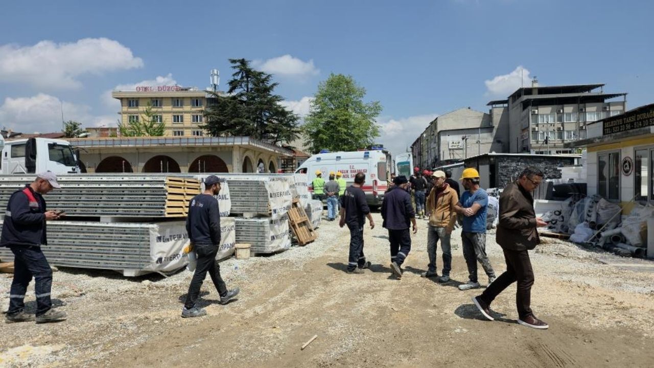 Beton Dökümü Sırasında Kalıp Çöktü 1 Işçi Yaralandı (2)