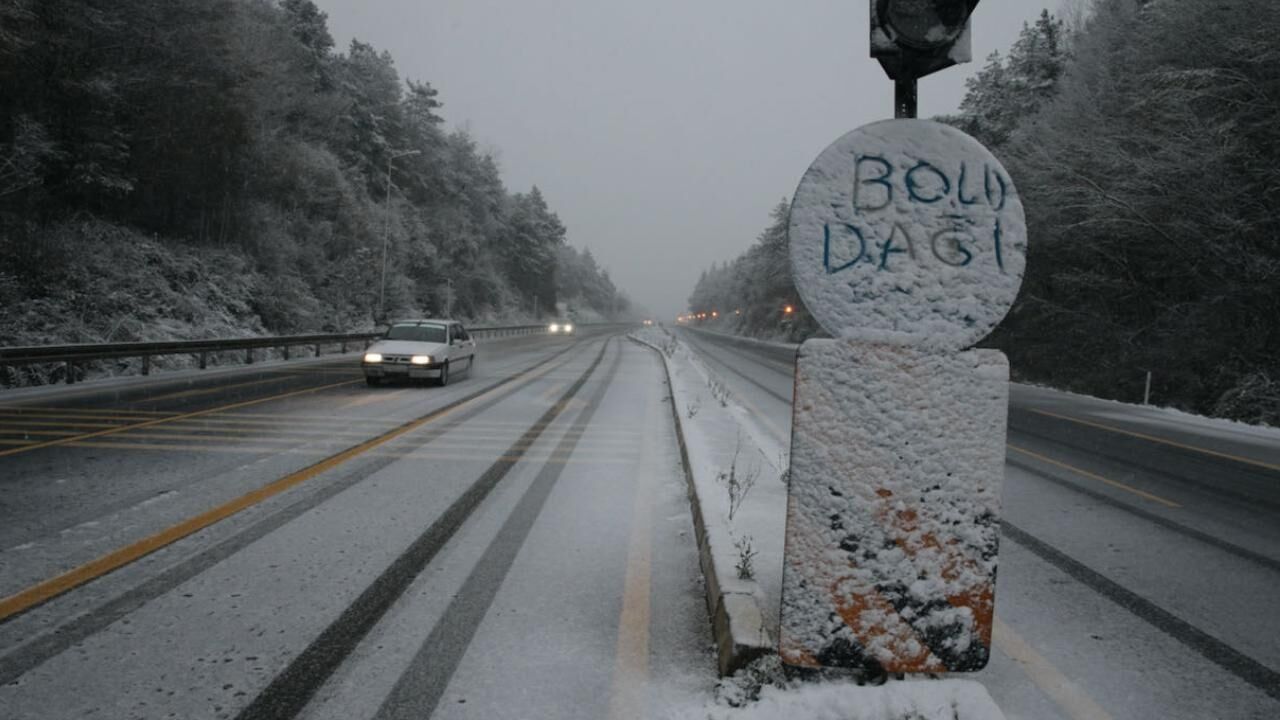 Bolu Dağı Kar Yağı