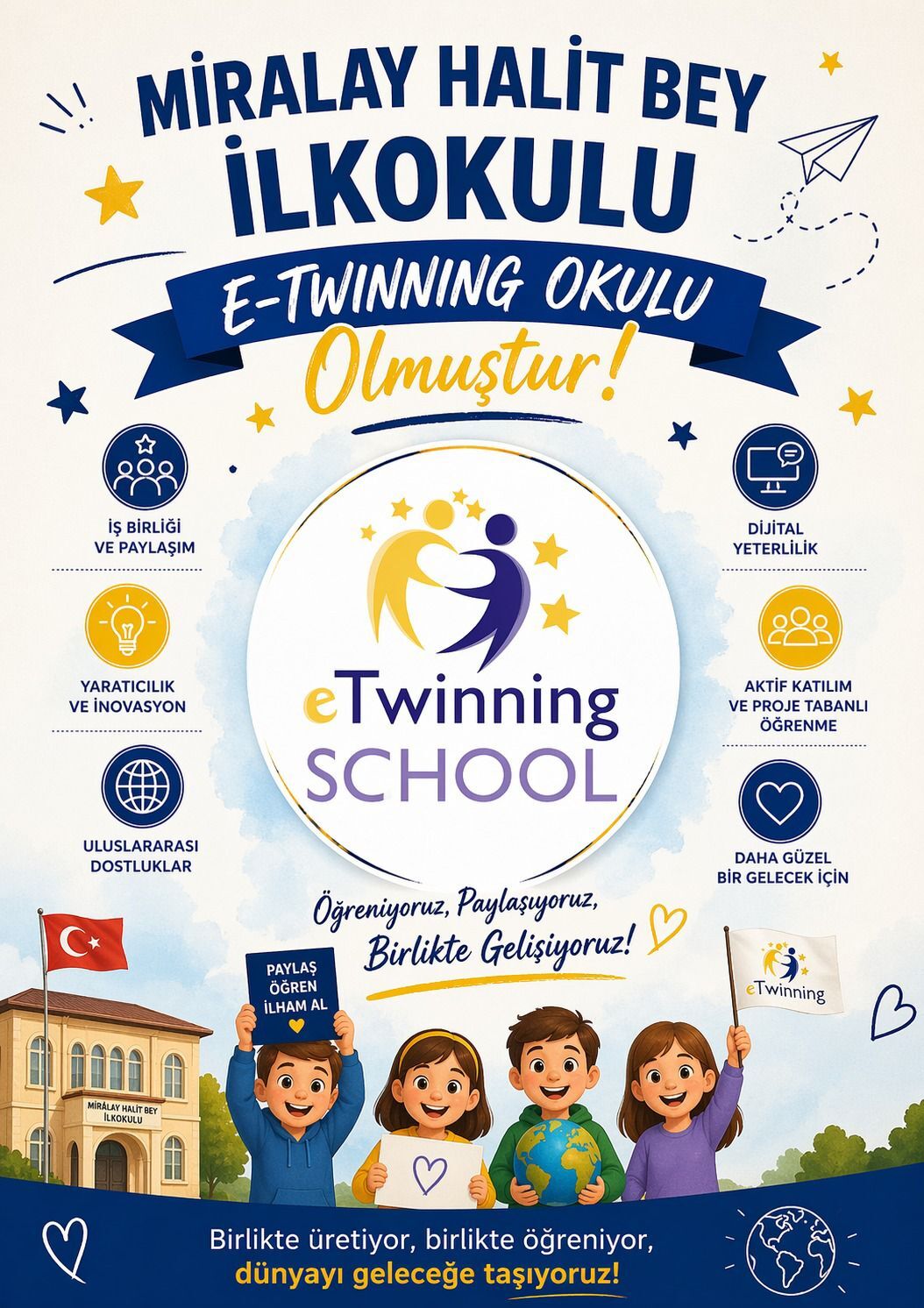 Daday’daki Okuldan Etwinning Başarısı 15 Okul Arasına Girdi (1)