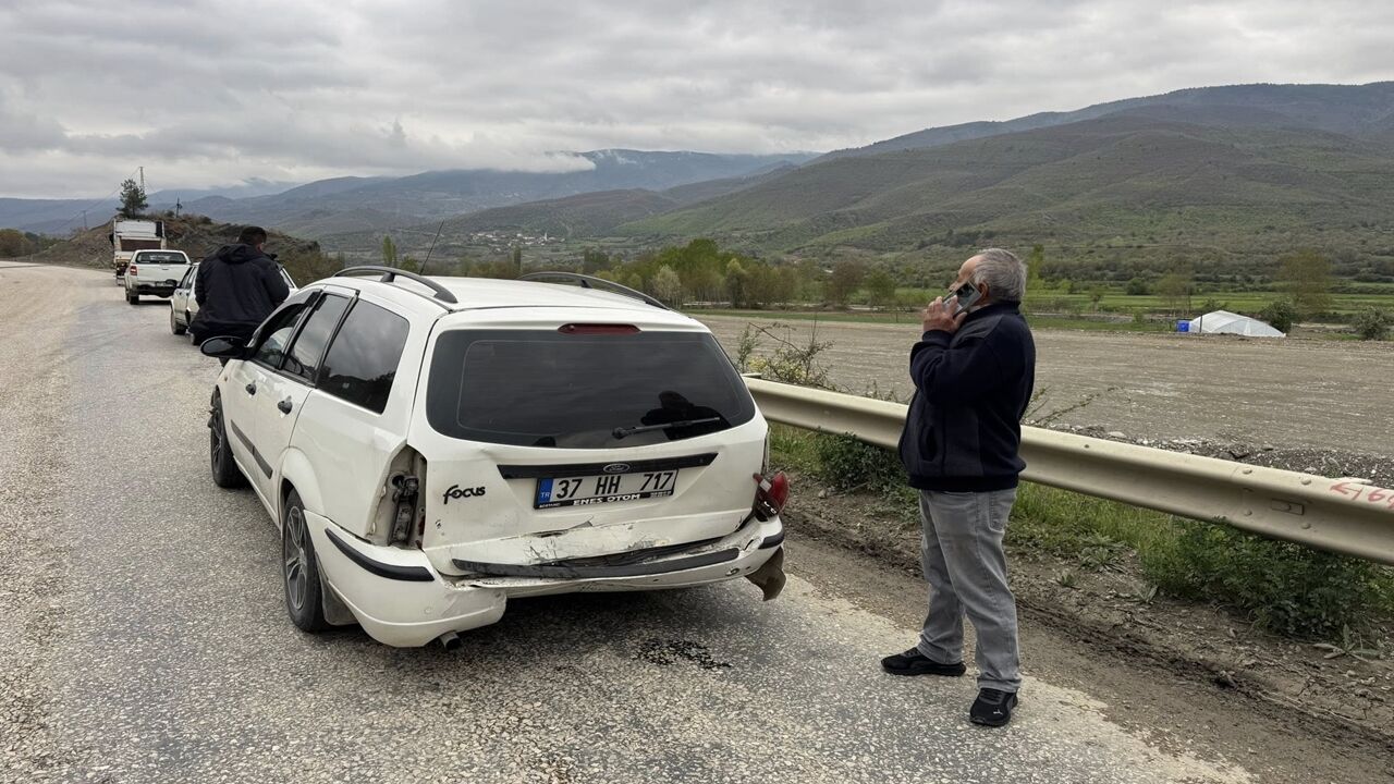 Hanönü Trafik Kazası Maddi Hasar (1)