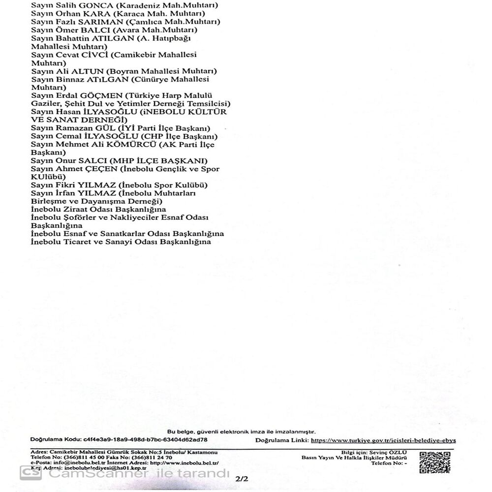 Inebolu Yürüyüş (1)