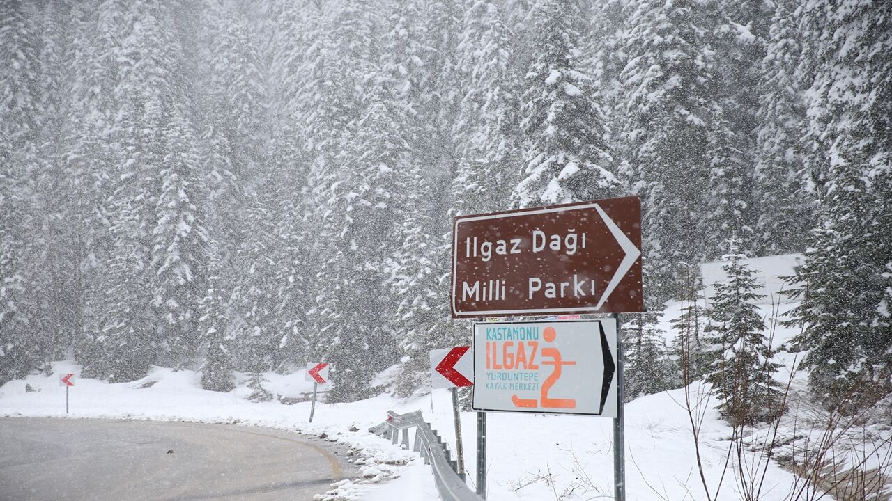 Kastamonu Kar Yağışı Ilgaz Kar Yağışı (3)