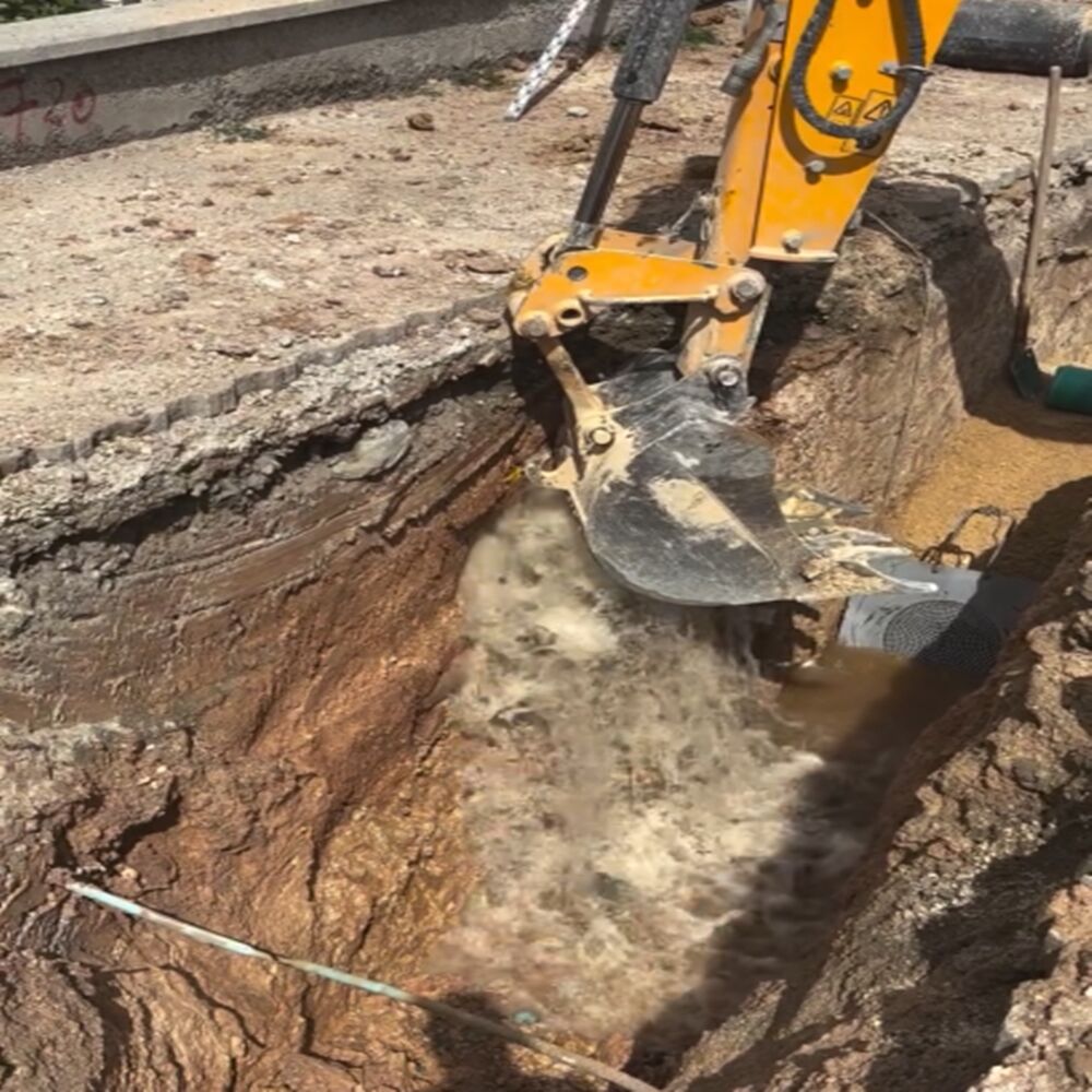 Kastamonu Su Borusu Patladı 5
