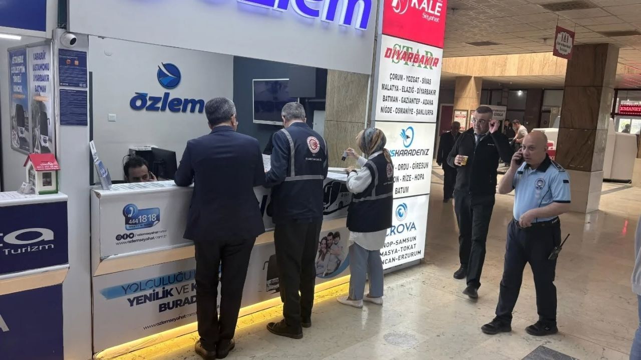 Kastamonu Terminalinde Bayram Denetimi (1)