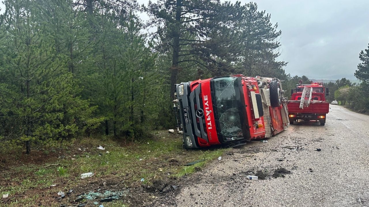 Kastamonu’da Görev Başında Kaza Geçiren Itfaiyecilerden Iyi Haber (2)