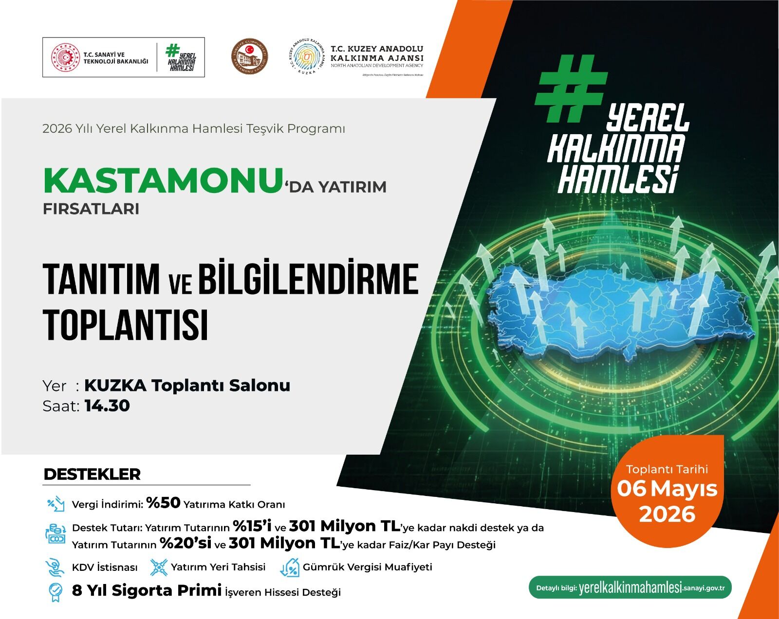 Kastamonu’da Yatırımcılara Destek Fırsatları Anlatılacak (1)