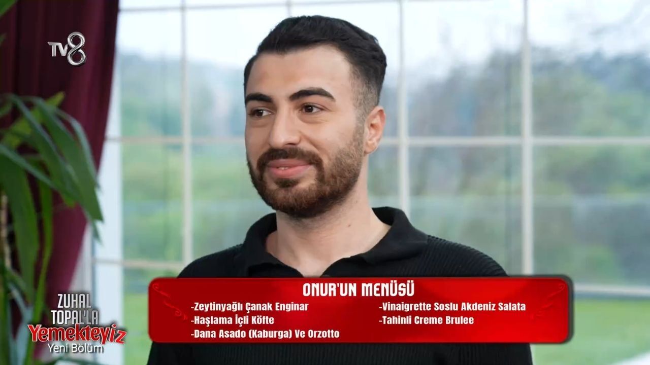 Onur Can’ın Yemekteyiz Menüsünde Neler Var (2)