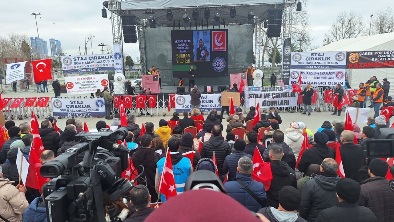 Staj Mağdurları 10 Mayıs Miting (4)