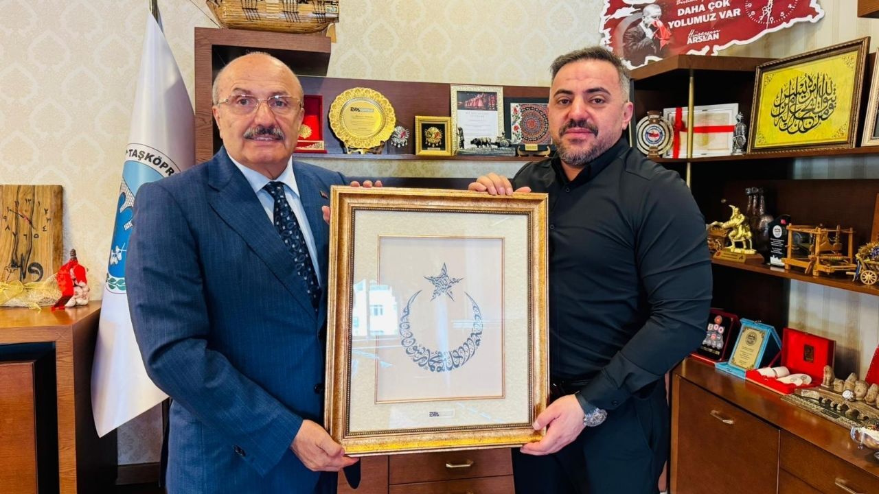 Taşköprülü Iş Insanı Ali Aydın, Başkan Arslan’ı Ziyaret Etti (2)