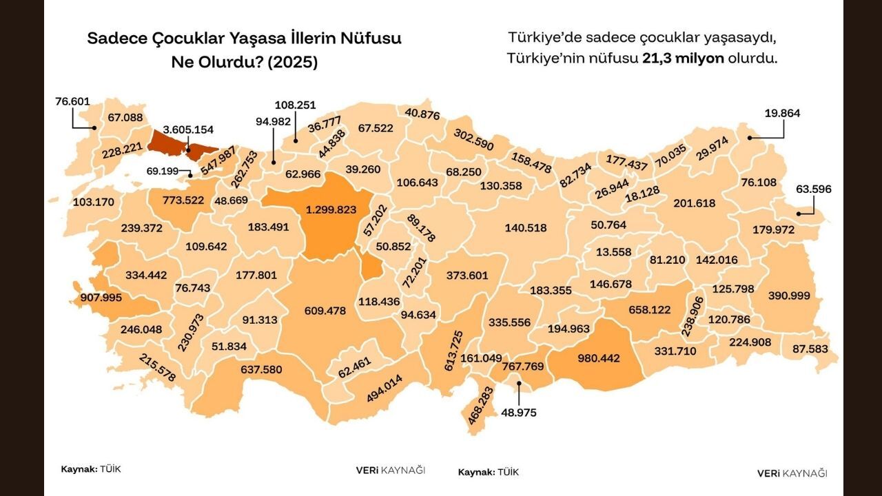 Türkiye’de Sadece Çocuklar Kalsaydı Kastamonu’nun Nüfusu Ne Olurdu (1)