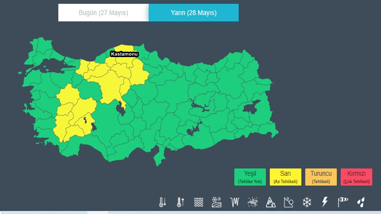 Turuncu Alarm Kastamonu