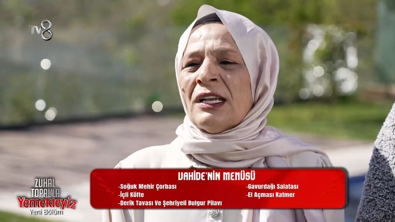 Vahide Tuma’nın Yemekteyiz Menüsünde Neler Var (2)
