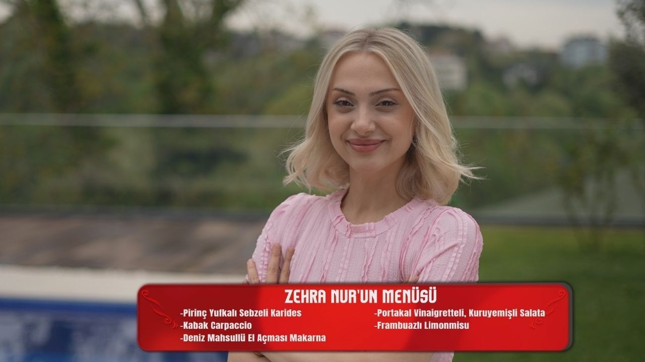 Zehra Varlı’nın Yemekteyiz Menüsünde Neler Var (2)