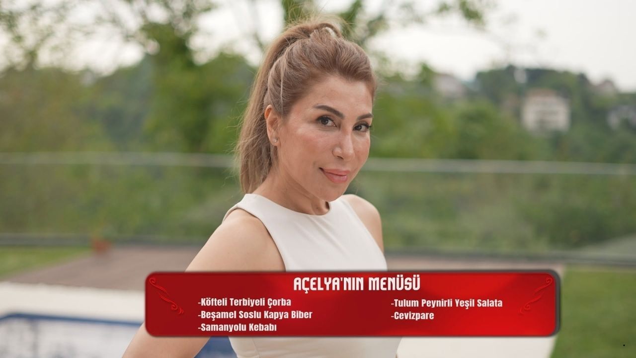 Açelya Yıldırım’ın Yemekteyiz Menüsünde Neler Var (1)