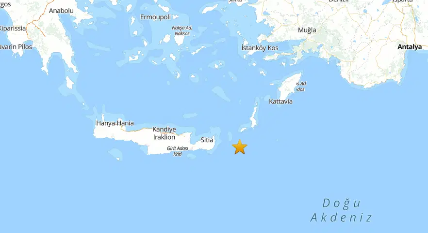Afad Detayları Açıkladı 4.9’Luk Deprem Korkuttu!-1