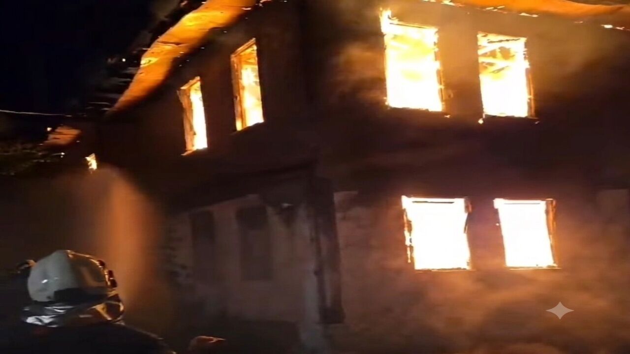Ahşap Ev Yangın Kastamonu (1)