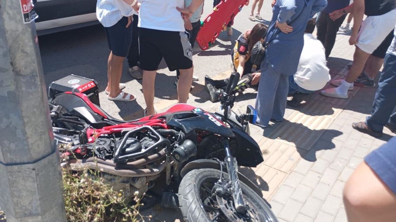 Bartın Motor Kazası Yaralı (1)