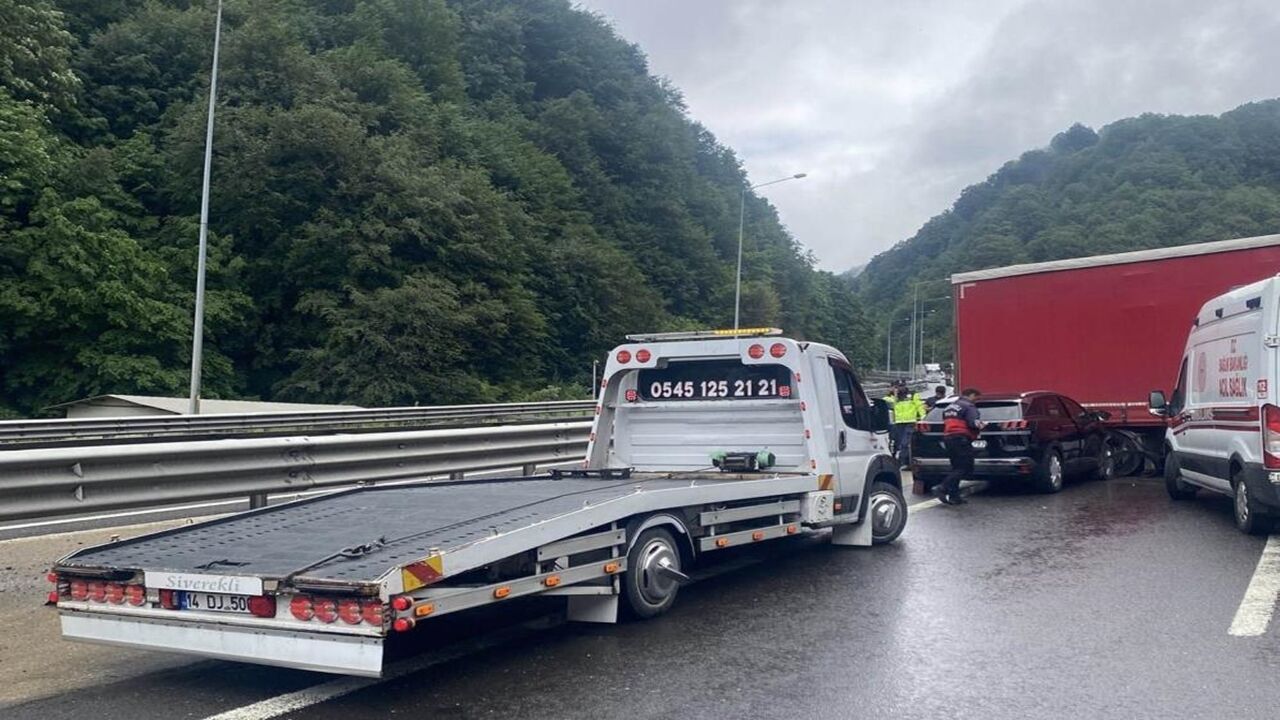Bolu Trafik Kazası Dorse (3)
