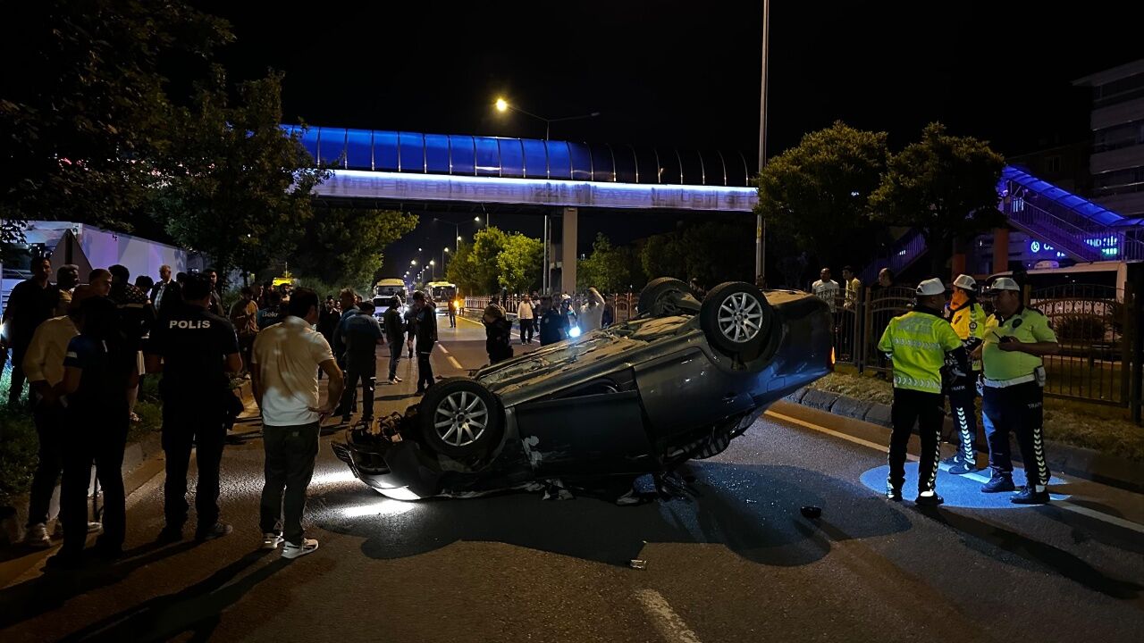 Bolu Yürekleri Ağza Getiren Kaza (1)