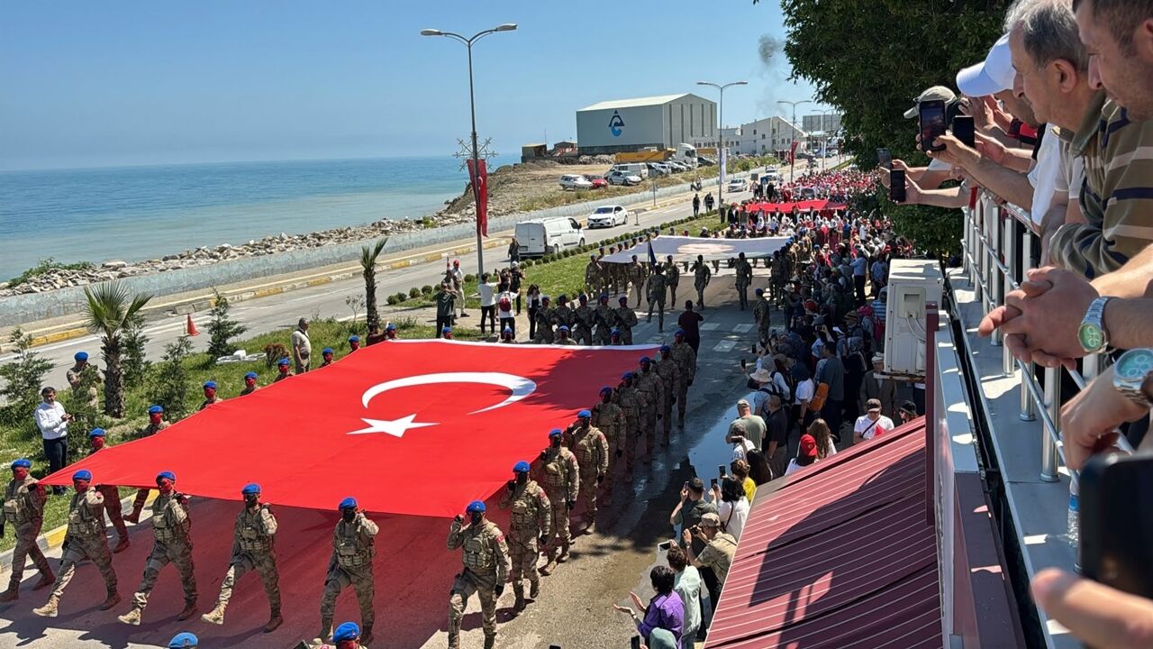 Inebolu Istiklal Yolu Yürüyüş Başladı (1)