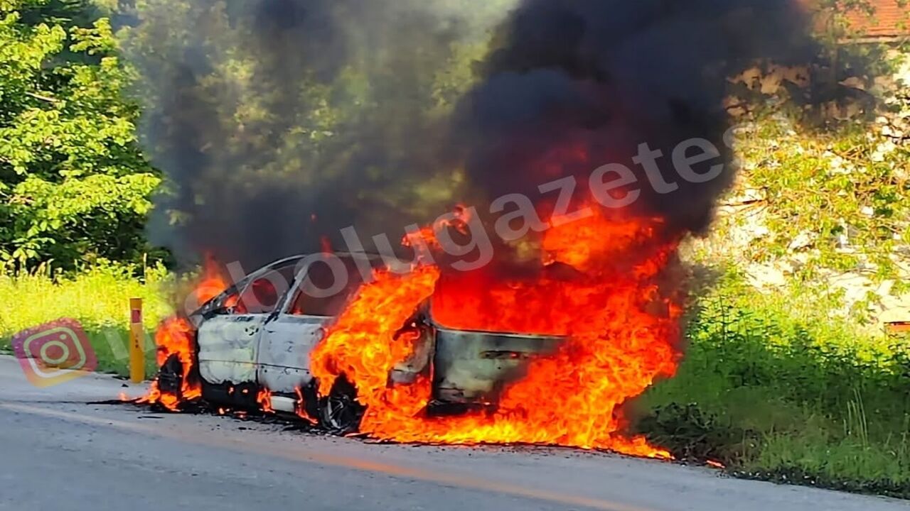 Inebolu Otomobil Yangını (1)