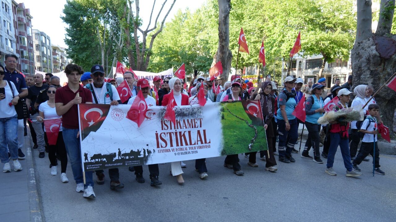Kastamonu’da İstiklal Yolu Yürüyüşü Coşkuyla Sona Erdi