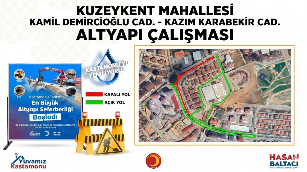 Kuzeykent Yol Calısması