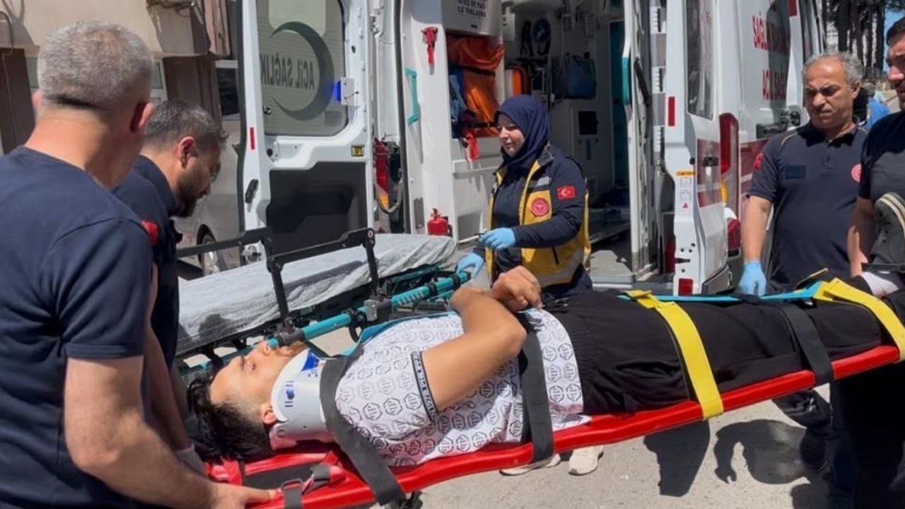 Otomobil Kapısı Motosikletliyi Hastanelik Etti (1)