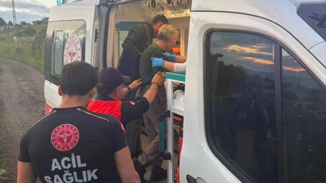 Saatler Süren Arama Mutlu Bitti Kayıp Yaşlı Adam Ormandan Çıktı (1)