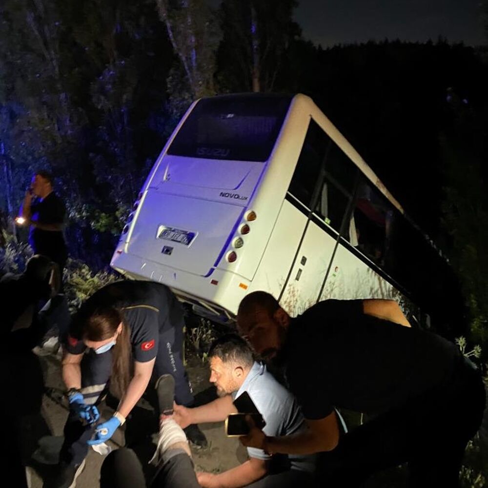 Servis Aracı Uçtu (1)