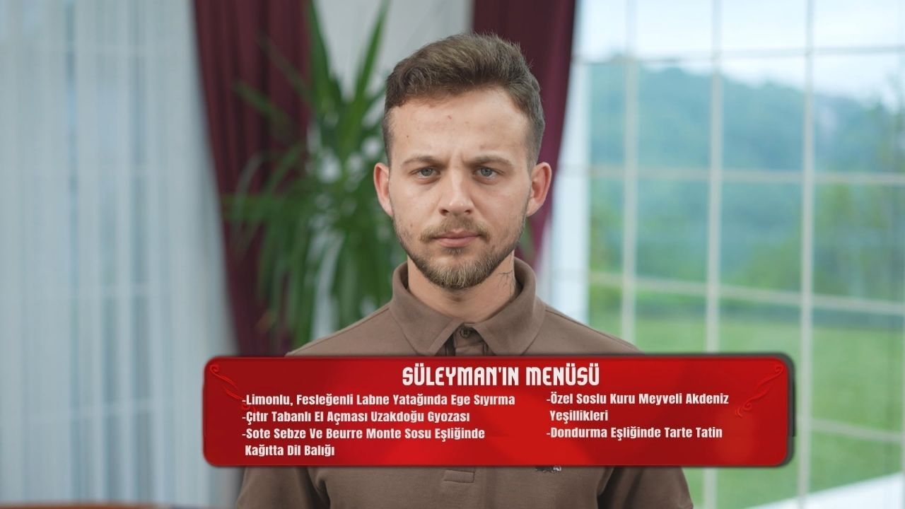 Süleyman Bulut'un Yemekteyiz Menüsünde Neler Var (1)
