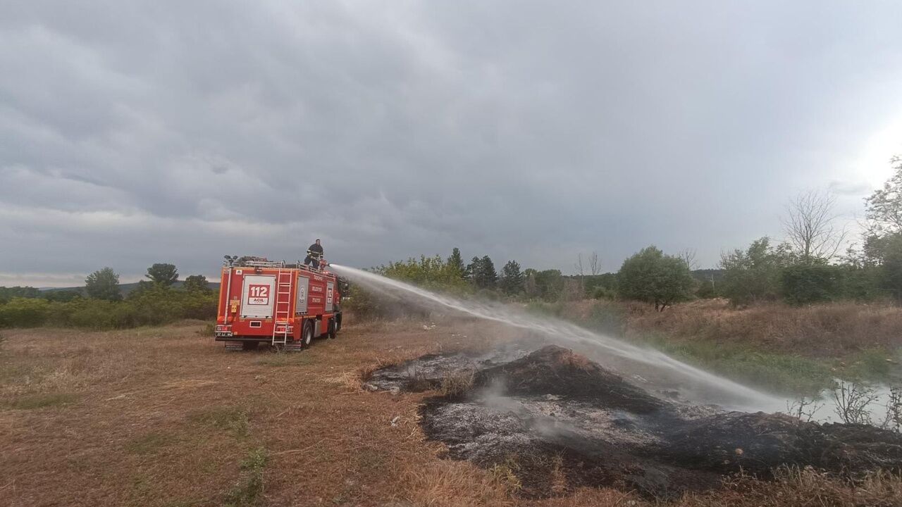 Taşköprü Alatarla’da Yangın Paniği! Alevler Büyümeden Söndürüldü (2)