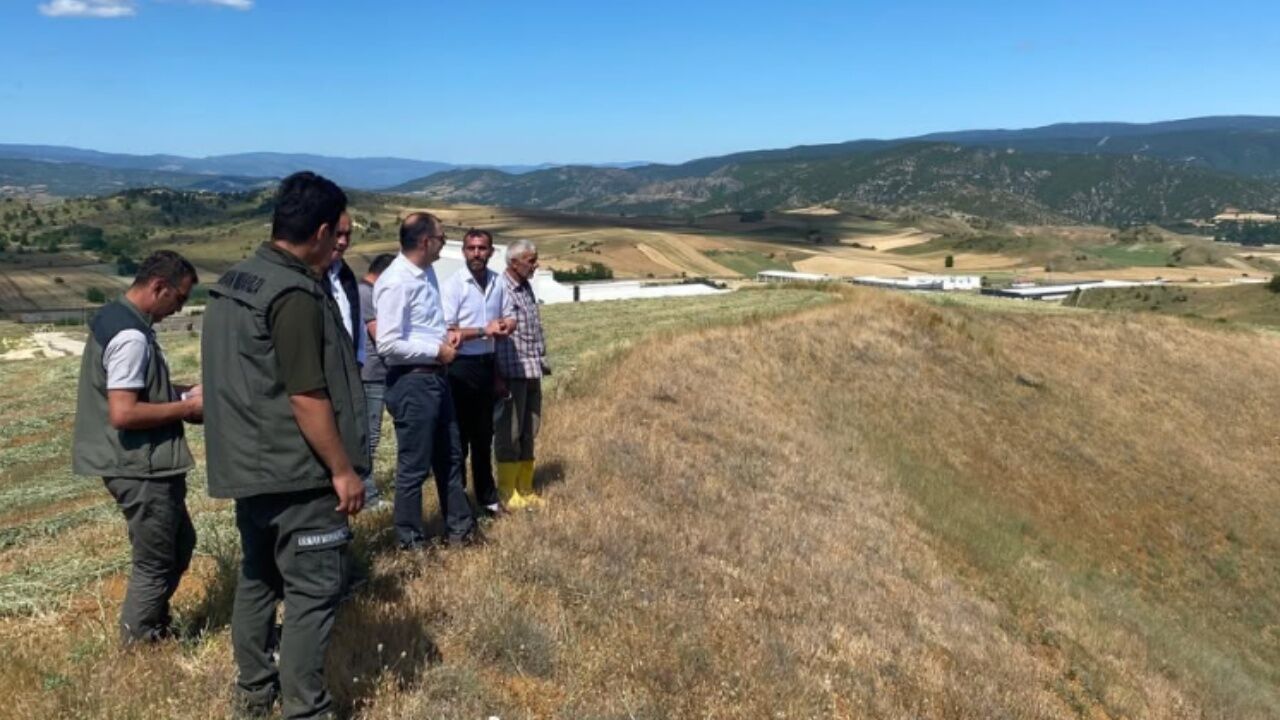 Taşköprü Kaymakamı Demirdağ Karapürçek Köyü'nde İncelemelerde Bulundu (1)